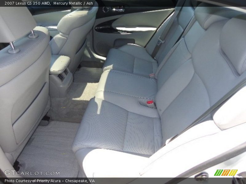 Rear Seat of 2007 GS 350 AWD