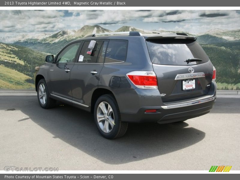 Magnetic Gray Metallic / Black 2013 Toyota Highlander Limited 4WD