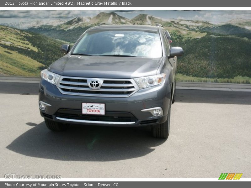Magnetic Gray Metallic / Black 2013 Toyota Highlander Limited 4WD