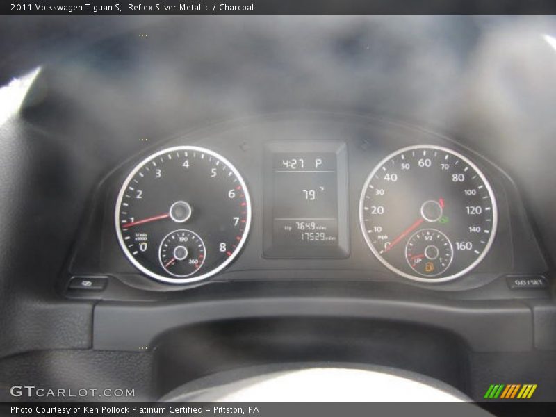 Reflex Silver Metallic / Charcoal 2011 Volkswagen Tiguan S