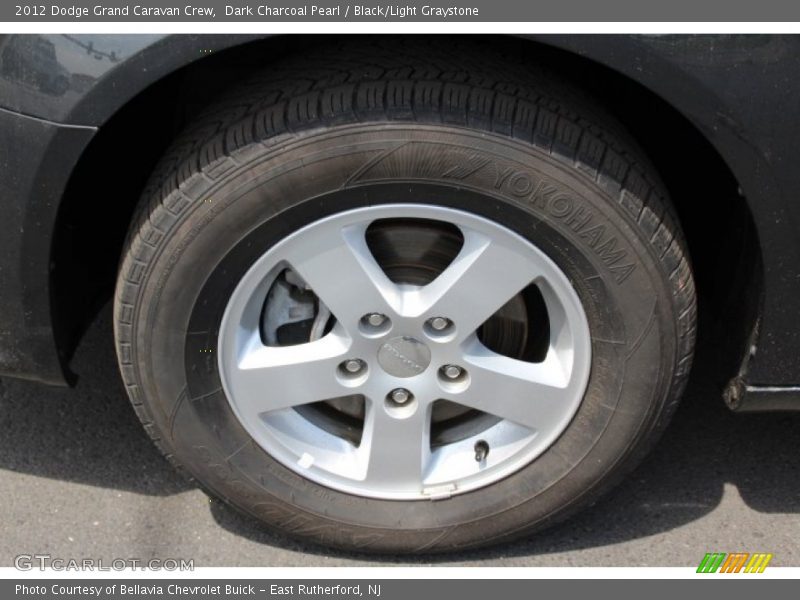 Dark Charcoal Pearl / Black/Light Graystone 2012 Dodge Grand Caravan Crew