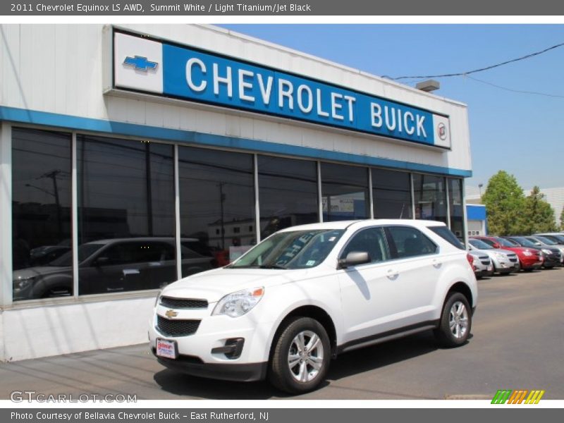 Summit White / Light Titanium/Jet Black 2011 Chevrolet Equinox LS AWD
