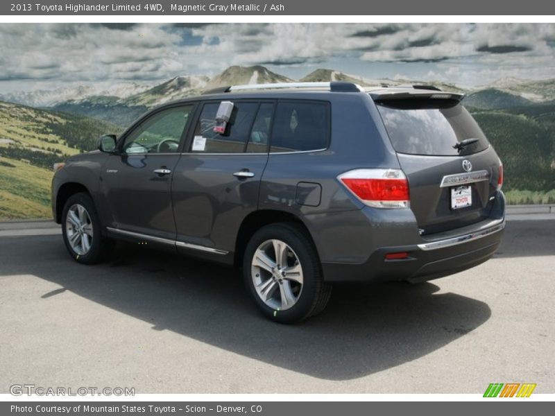 Magnetic Gray Metallic / Ash 2013 Toyota Highlander Limited 4WD