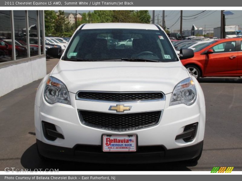Summit White / Light Titanium/Jet Black 2011 Chevrolet Equinox LS AWD