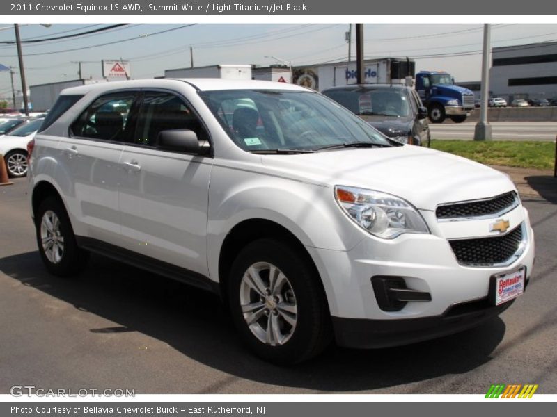 Summit White / Light Titanium/Jet Black 2011 Chevrolet Equinox LS AWD