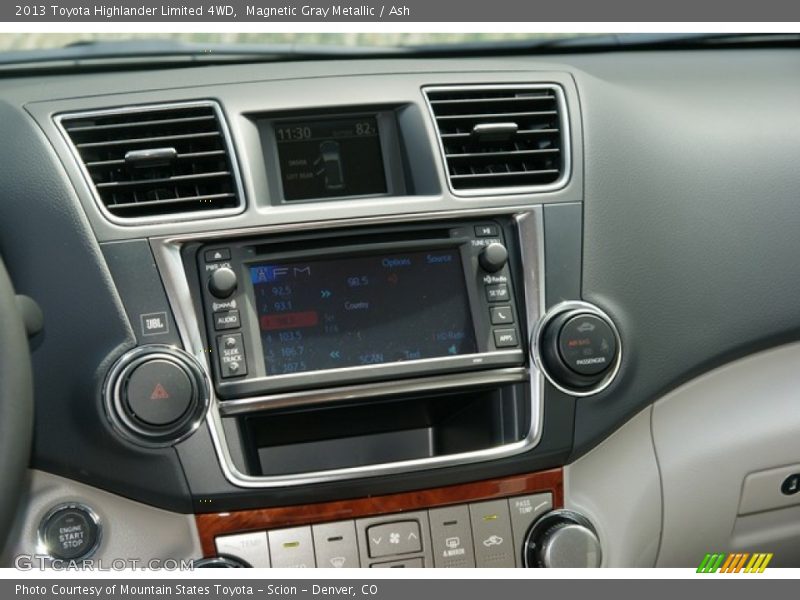 Magnetic Gray Metallic / Ash 2013 Toyota Highlander Limited 4WD