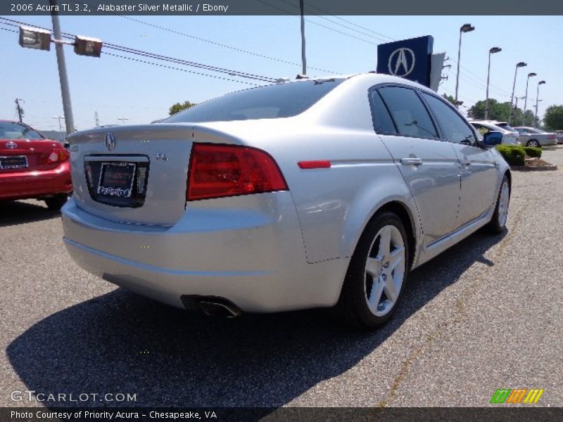 Alabaster Silver Metallic / Ebony 2006 Acura TL 3.2