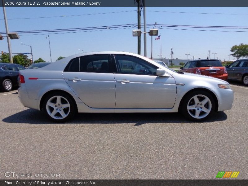 Alabaster Silver Metallic / Ebony 2006 Acura TL 3.2