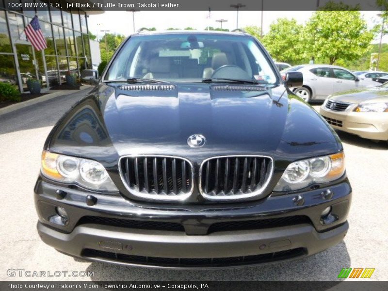 Jet Black / Truffle Brown Dakota Leather 2006 BMW X5 3.0i