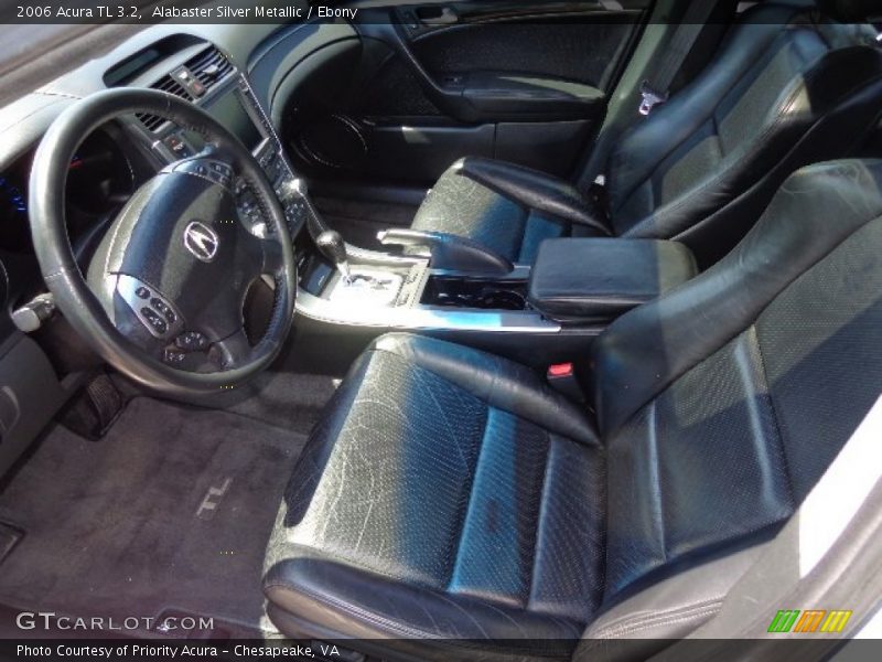 Alabaster Silver Metallic / Ebony 2006 Acura TL 3.2
