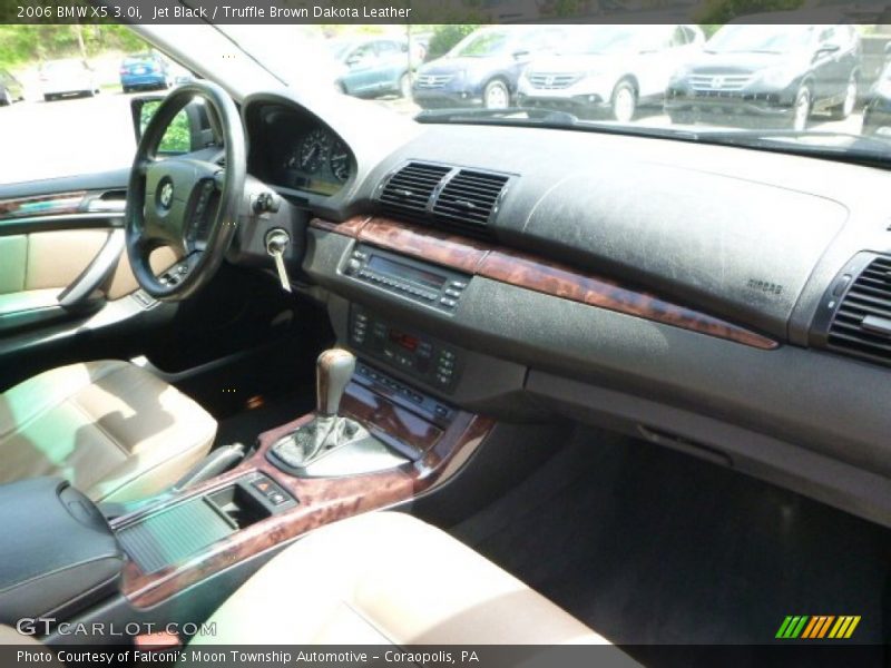 Jet Black / Truffle Brown Dakota Leather 2006 BMW X5 3.0i