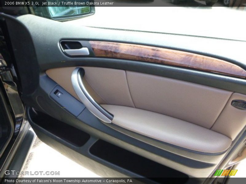 Jet Black / Truffle Brown Dakota Leather 2006 BMW X5 3.0i