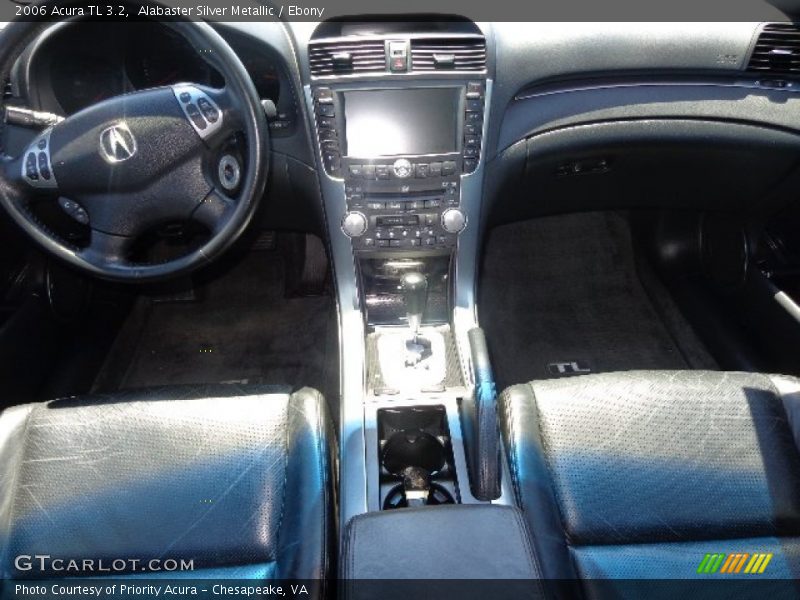 Alabaster Silver Metallic / Ebony 2006 Acura TL 3.2