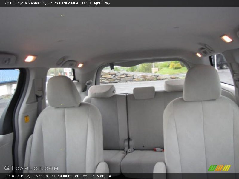 South Pacific Blue Pearl / Light Gray 2011 Toyota Sienna V6