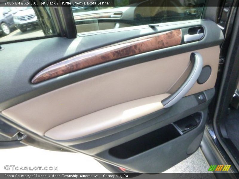 Jet Black / Truffle Brown Dakota Leather 2006 BMW X5 3.0i