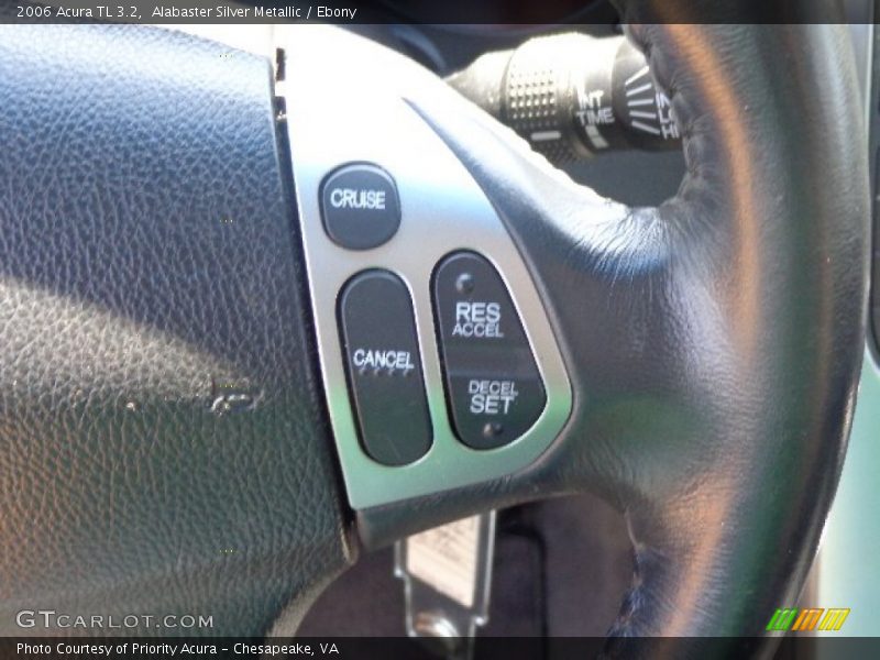 Alabaster Silver Metallic / Ebony 2006 Acura TL 3.2