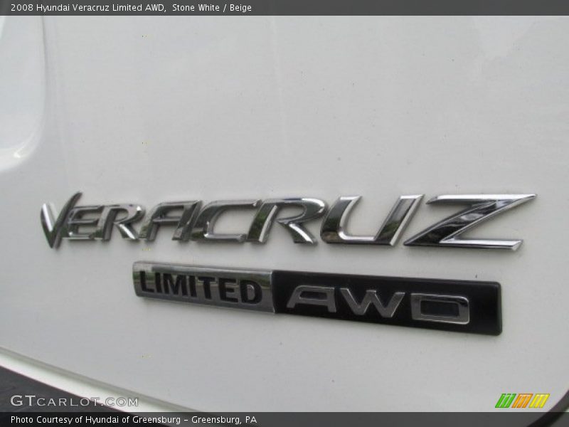 Stone White / Beige 2008 Hyundai Veracruz Limited AWD