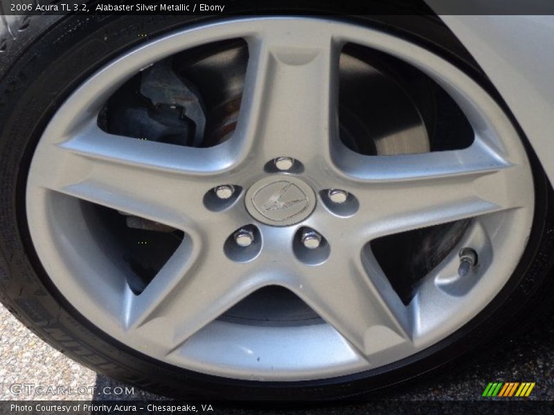 Alabaster Silver Metallic / Ebony 2006 Acura TL 3.2