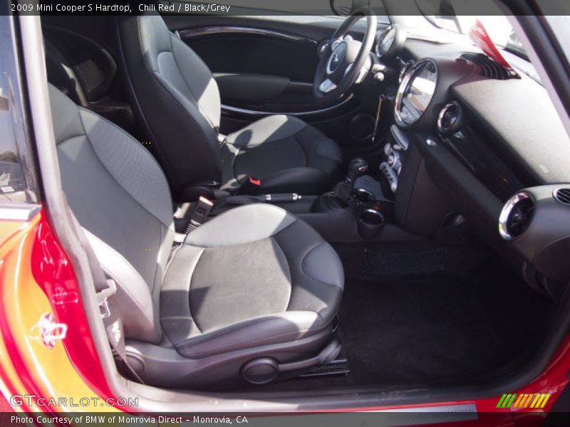 Chili Red / Black/Grey 2009 Mini Cooper S Hardtop