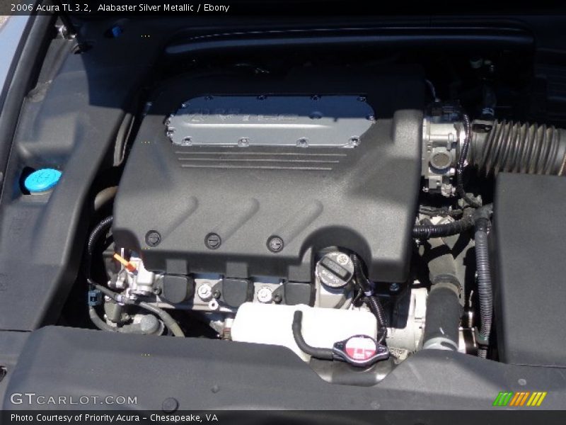 Alabaster Silver Metallic / Ebony 2006 Acura TL 3.2