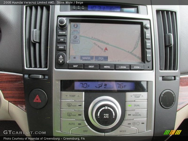 Stone White / Beige 2008 Hyundai Veracruz Limited AWD