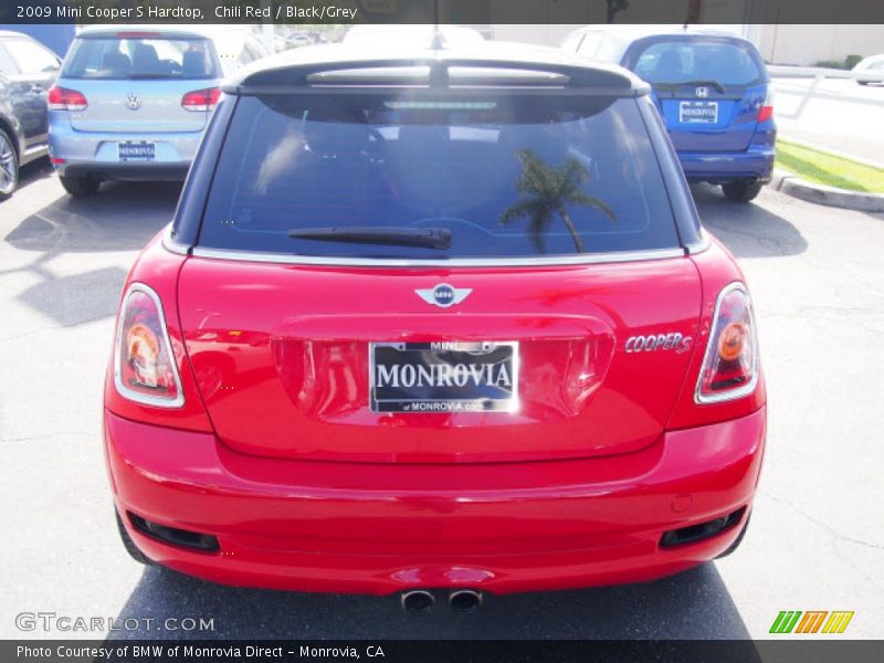 Chili Red / Black/Grey 2009 Mini Cooper S Hardtop