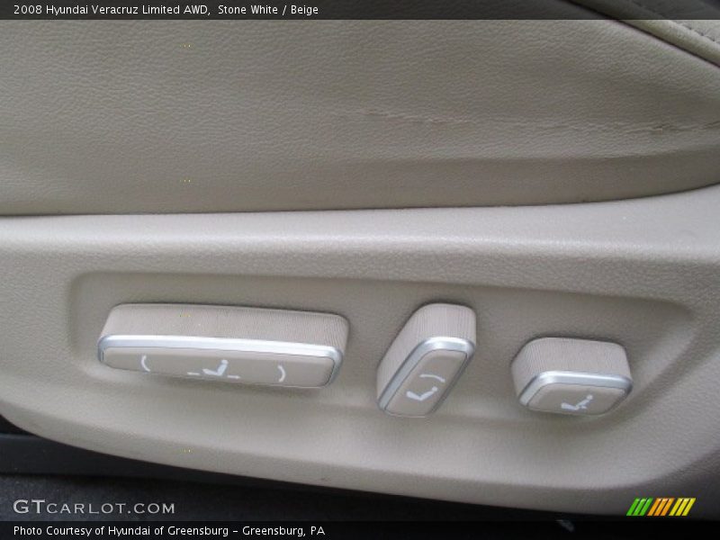 Stone White / Beige 2008 Hyundai Veracruz Limited AWD