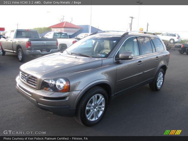 Oyster Grey Metallic / Beige 2011 Volvo XC90 3.2 AWD