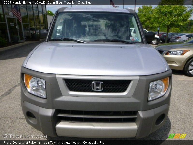 Satin Silver Metallic / Gray/Blue 2005 Honda Element LX AWD