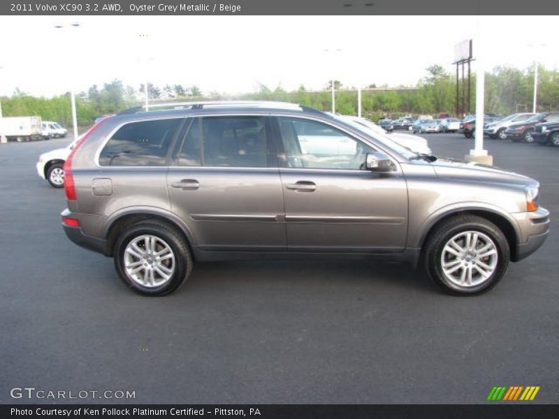 Oyster Grey Metallic / Beige 2011 Volvo XC90 3.2 AWD
