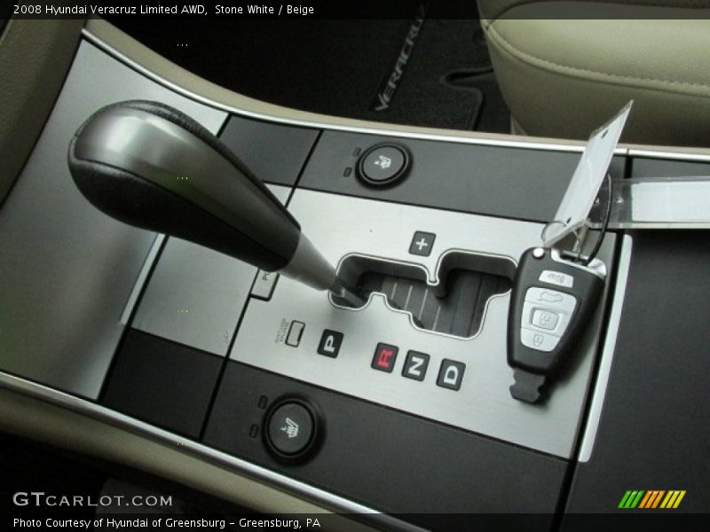 Stone White / Beige 2008 Hyundai Veracruz Limited AWD