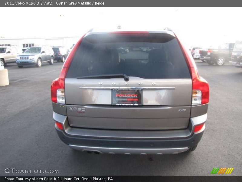 Oyster Grey Metallic / Beige 2011 Volvo XC90 3.2 AWD