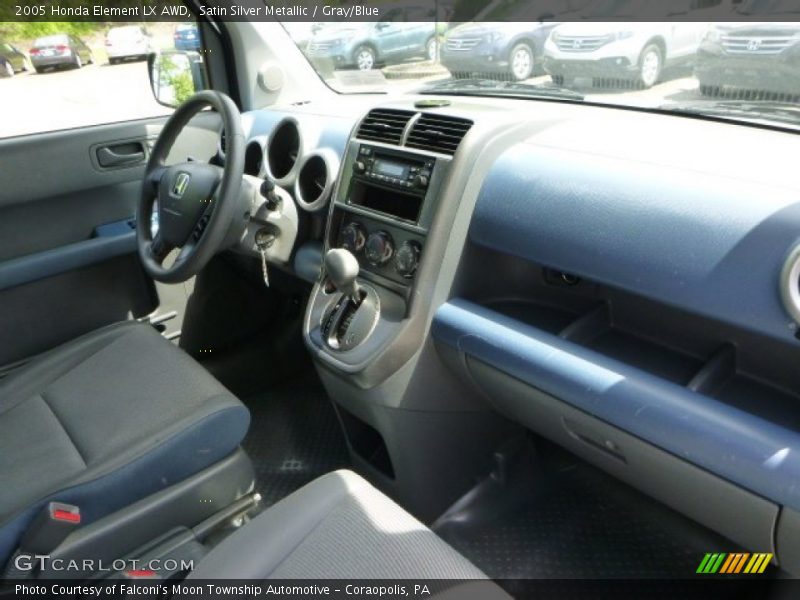 Satin Silver Metallic / Gray/Blue 2005 Honda Element LX AWD