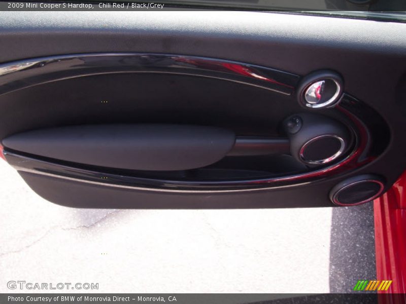 Chili Red / Black/Grey 2009 Mini Cooper S Hardtop