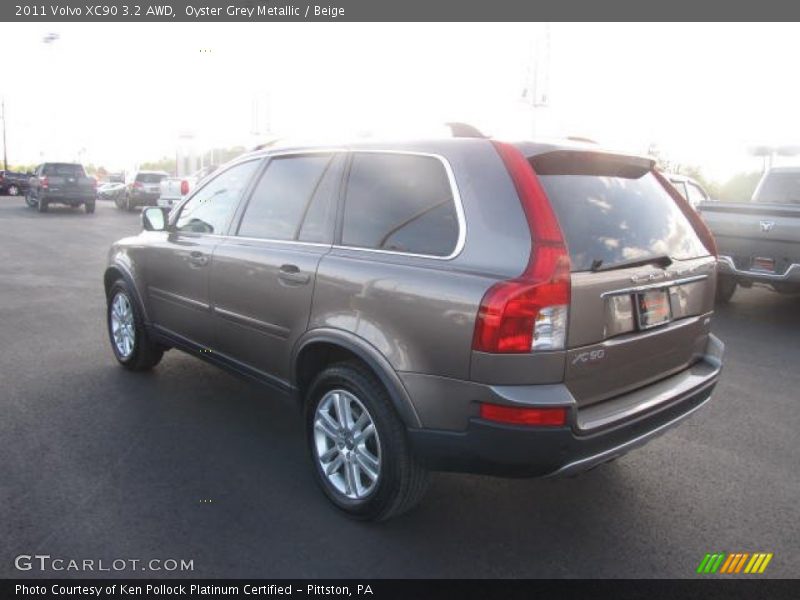 Oyster Grey Metallic / Beige 2011 Volvo XC90 3.2 AWD