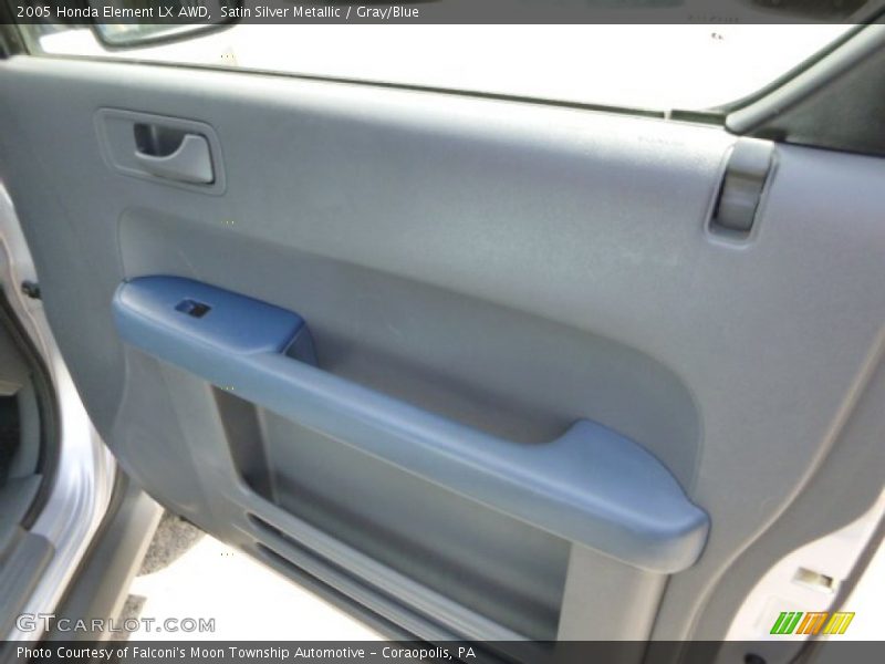 Satin Silver Metallic / Gray/Blue 2005 Honda Element LX AWD