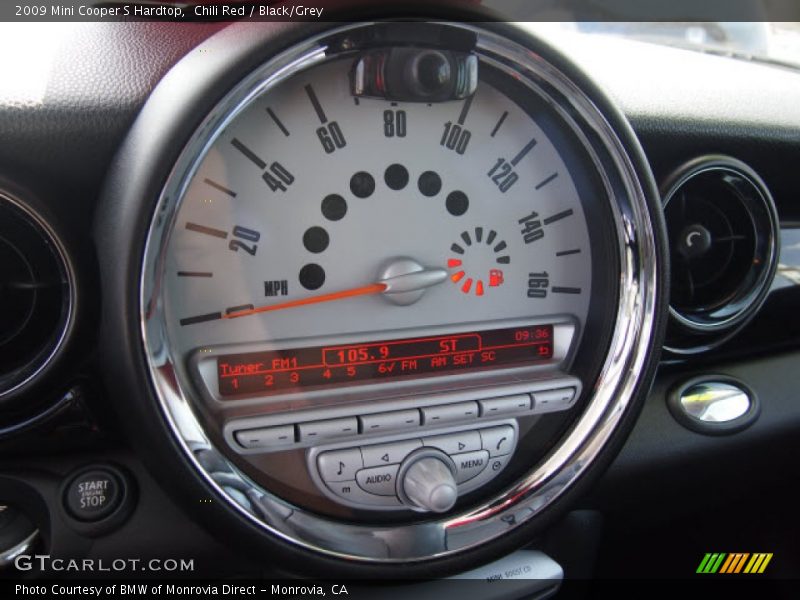 Chili Red / Black/Grey 2009 Mini Cooper S Hardtop