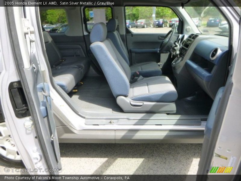 Satin Silver Metallic / Gray/Blue 2005 Honda Element LX AWD