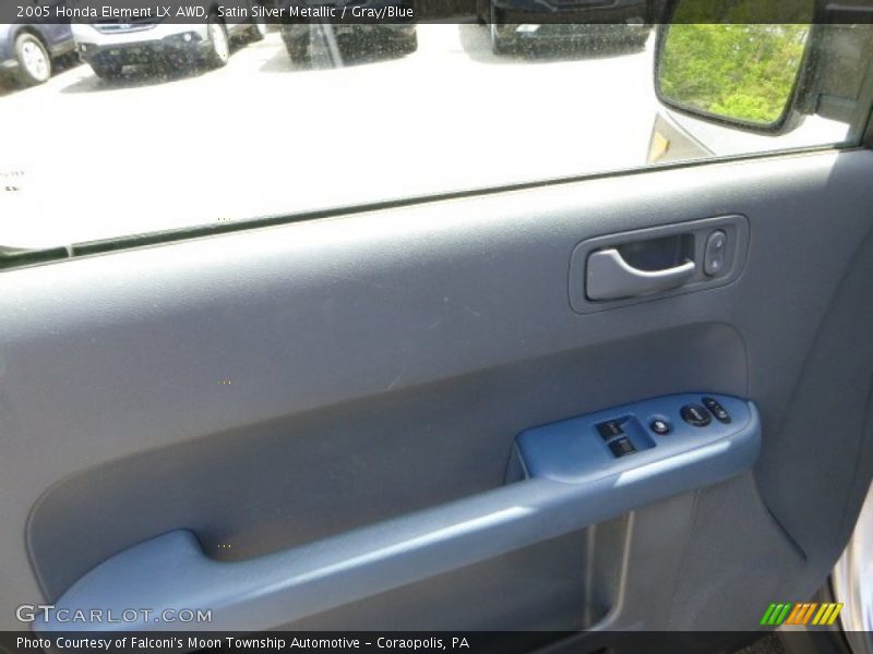 Satin Silver Metallic / Gray/Blue 2005 Honda Element LX AWD