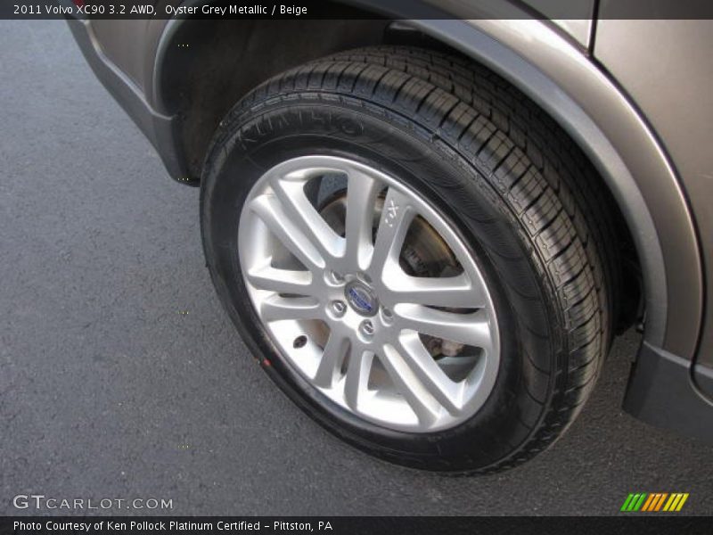 Oyster Grey Metallic / Beige 2011 Volvo XC90 3.2 AWD