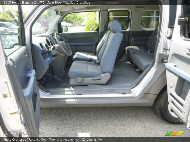 Satin Silver Metallic / Gray/Blue 2005 Honda Element LX AWD