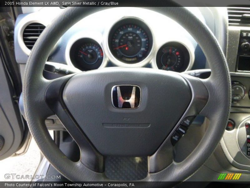 Satin Silver Metallic / Gray/Blue 2005 Honda Element LX AWD