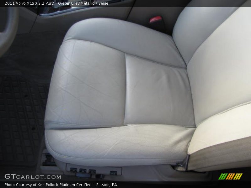 Oyster Grey Metallic / Beige 2011 Volvo XC90 3.2 AWD