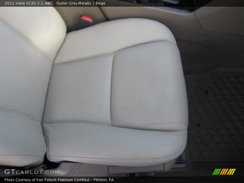 Oyster Grey Metallic / Beige 2011 Volvo XC90 3.2 AWD