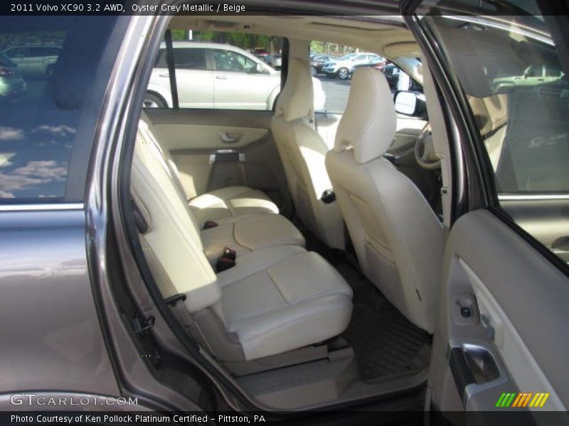 Oyster Grey Metallic / Beige 2011 Volvo XC90 3.2 AWD