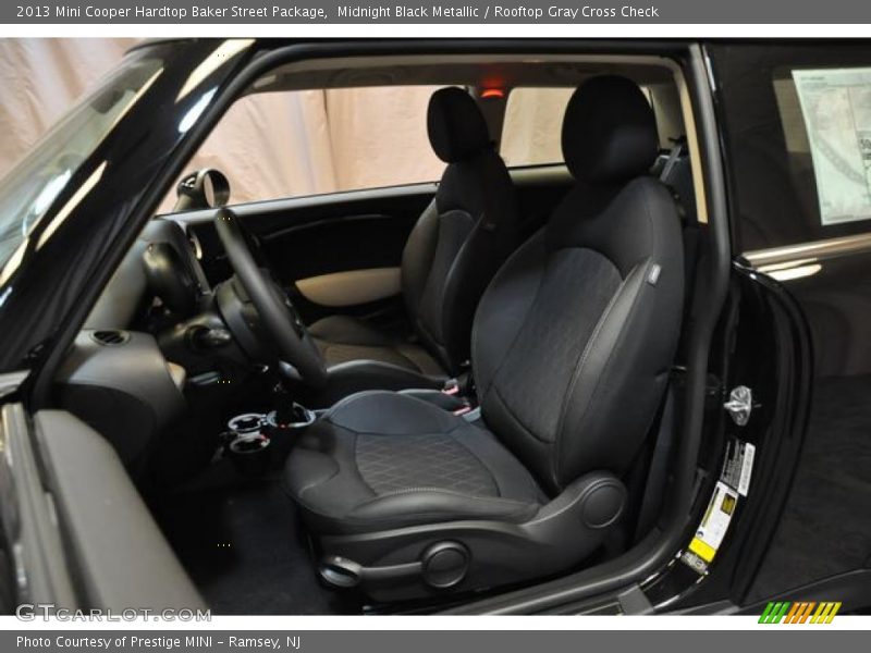  2013 Cooper Hardtop Baker Street Package Rooftop Gray Cross Check Interior