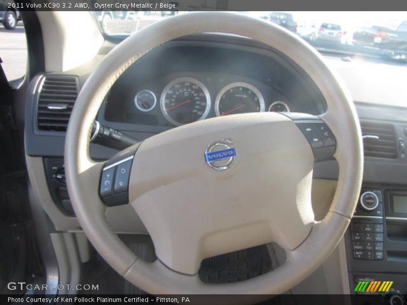 Oyster Grey Metallic / Beige 2011 Volvo XC90 3.2 AWD