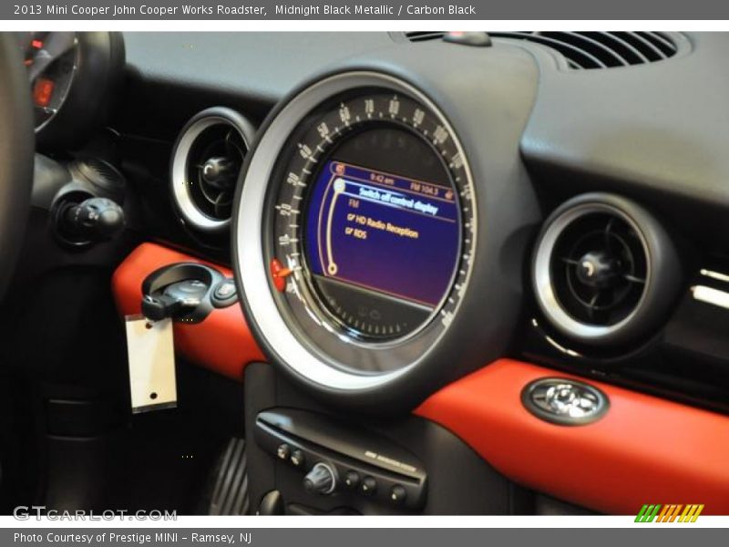 Midnight Black Metallic / Carbon Black 2013 Mini Cooper John Cooper Works Roadster