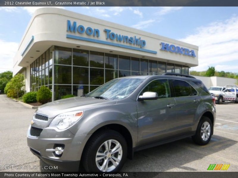 Graystone Metallic / Jet Black 2012 Chevrolet Equinox LT
