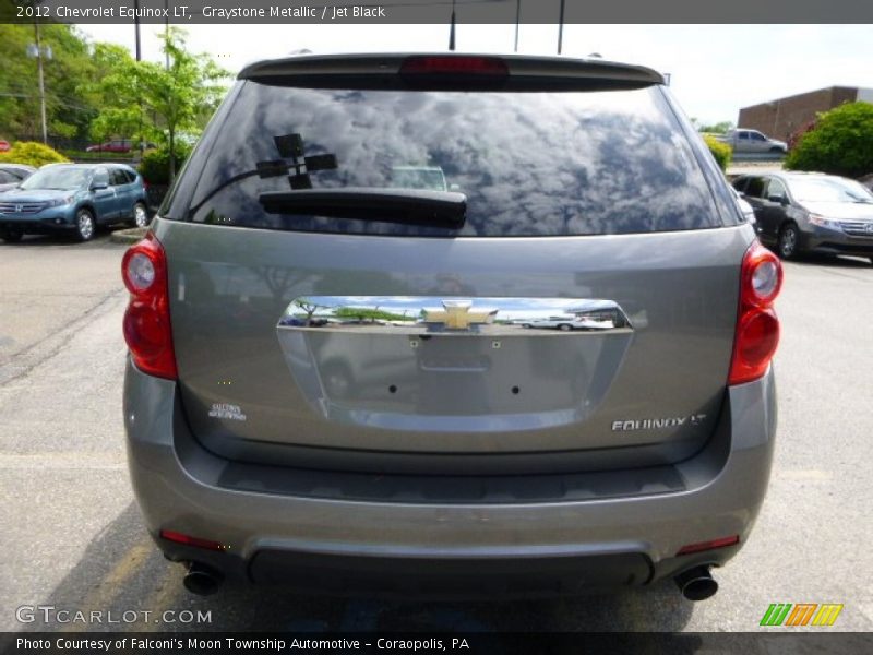 Graystone Metallic / Jet Black 2012 Chevrolet Equinox LT